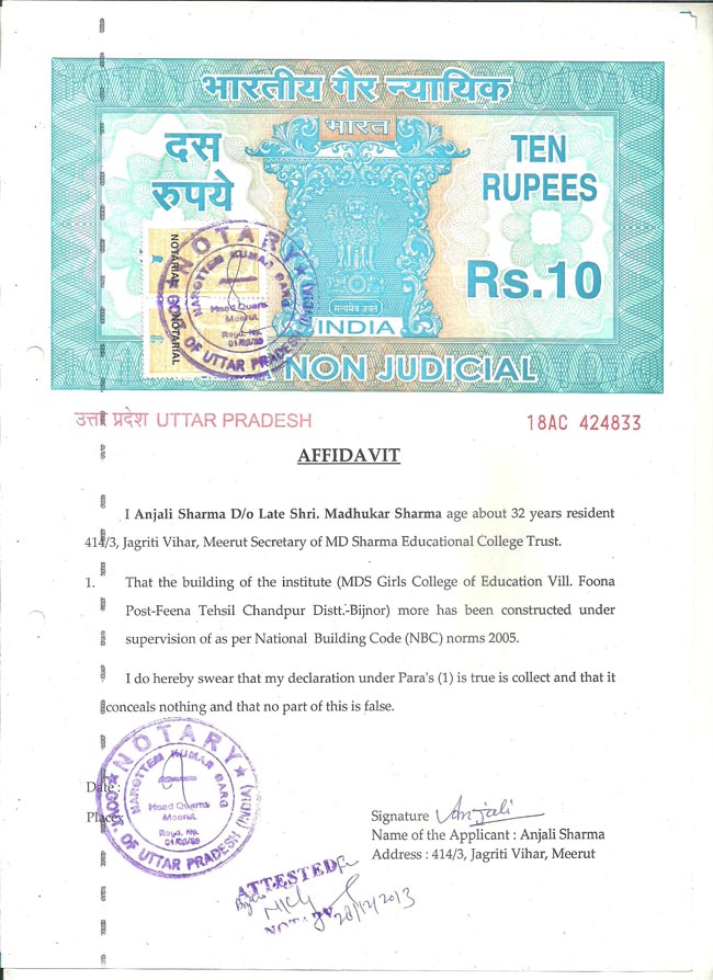 Affidavit